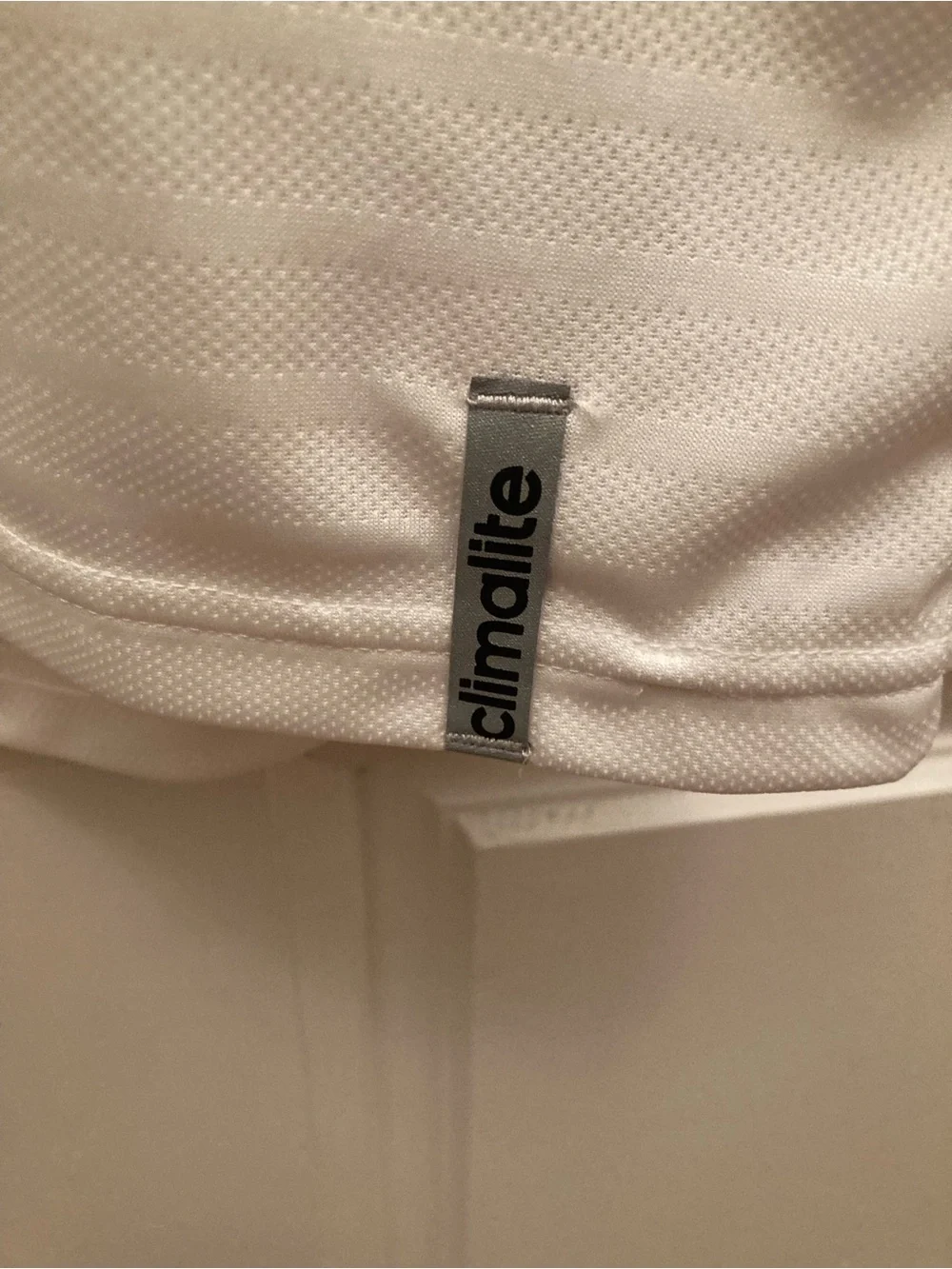 adidas White and Gray Men’s Massachusetts Athletics Polo